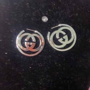 Elegant Silver Hoop Earrings